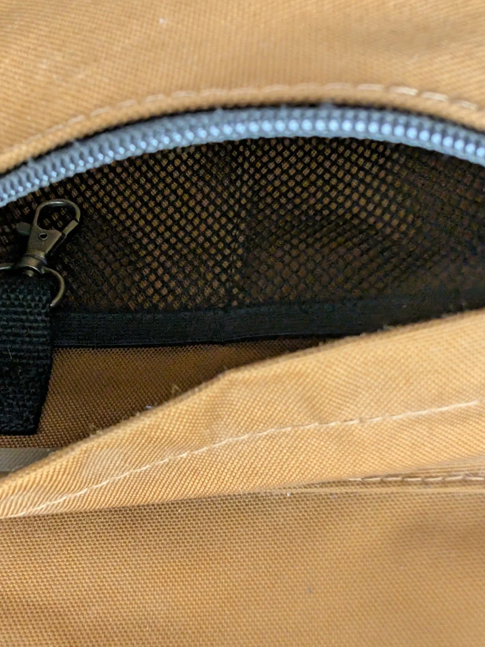 Carhartt Tan Canvas Backpack - Classic Workwear Style